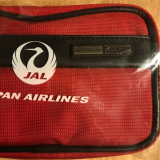 ゼロハリバートン(ZERO HALLIBURTON)のゼロハリバートン×JAL ポーチ ビジネスクラスアメニティ(旅行用品)