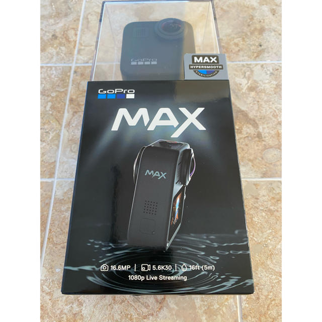 GoPro(ゴープロ)の新品 GoPro MAX ゴープロマックス CHDHZ-201-FW  スマホ/家電/カメラのカメラ(ビデオカメラ)の商品写真