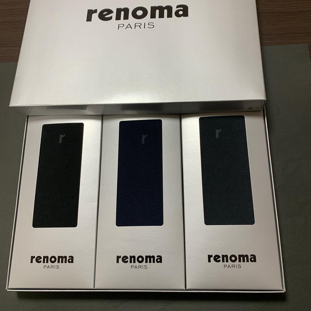 RENOMA(レノマ)のメンズソックス 3足 25センチ メンズのレッグウェア(ソックス)の商品写真