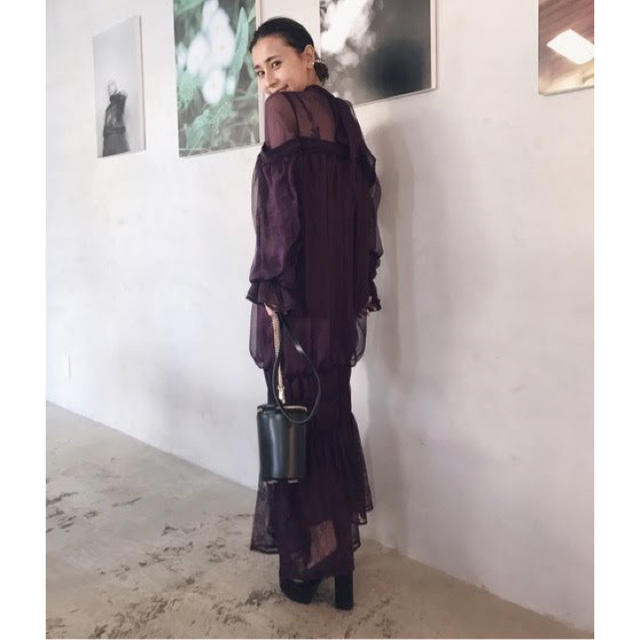 ameri vintage CATTLEYA SHEER DRESS  ワンピ