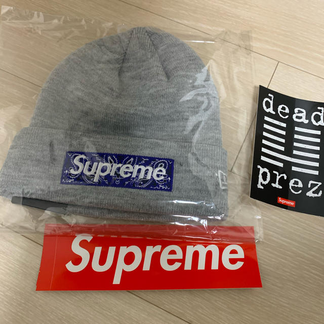 Supreme New Era Box Logo Beanieニット帽/ビーニー