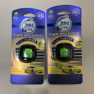 ピーアンドジー(P&G)の車用ファブリーズ W消臭防カビEXPERT 2個セット(車内アクセサリ)