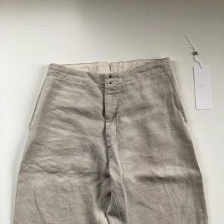 COMOLI - 値下げしました。COMOLI リネンバックストラップパンツ