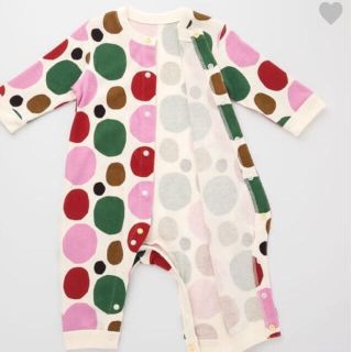 マリメッコ(marimekko)のマリメッコ  ユニクロ 60 カラフル水玉(ロンパース)