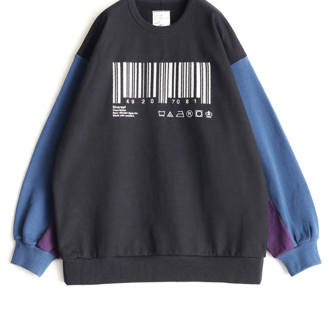 SHAREEF バーコードスウェット - 1