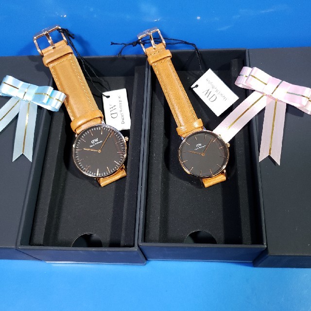 Daniel Wellington(ダニエルウェリントン)の新品❤D.Wウオッチ♥クラシックDURHAMペアセット♥激安価格♥送料無料 レディースのファッション小物(腕時計)の商品写真