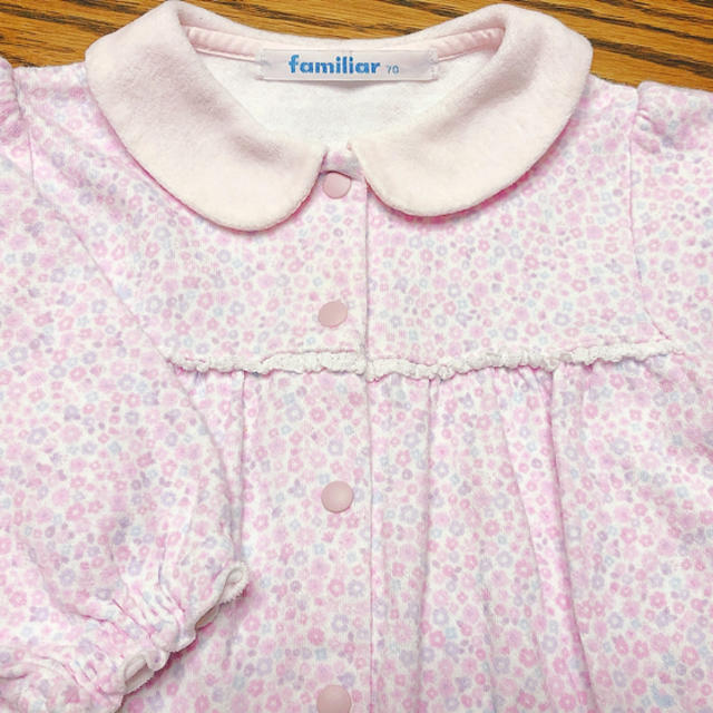 familiar(ファミリア)のファミリア  ロンパース　カバーオール　現行品 キッズ/ベビー/マタニティのベビー服(~85cm)(カバーオール)の商品写真