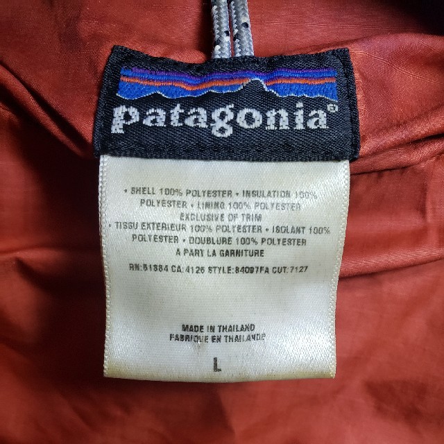 patagonia(パタゴニア)のpatagoniaダスパーカー size/L メンズのジャケット/アウター(ダウンジャケット)の商品写真