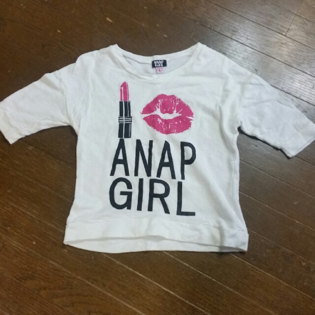 ANAP Kids(アナップキッズ)のANAPGIRL アナップガール Tシャツ キッズ/ベビー/マタニティのキッズ服女の子用(90cm~)(Tシャツ/カットソー)の商品写真