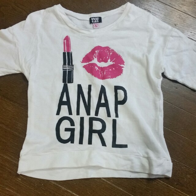 ANAP Kids(アナップキッズ)のANAPGIRL アナップガール Tシャツ キッズ/ベビー/マタニティのキッズ服女の子用(90cm~)(Tシャツ/カットソー)の商品写真