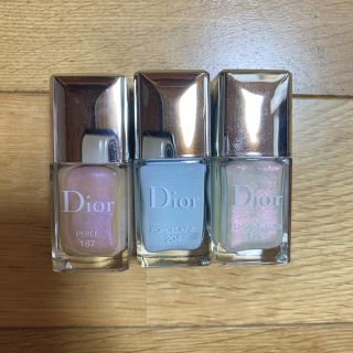 ディオール(Dior)の【12/20まで！】Diorマニキュア3色セット(パステル)(マニキュア)