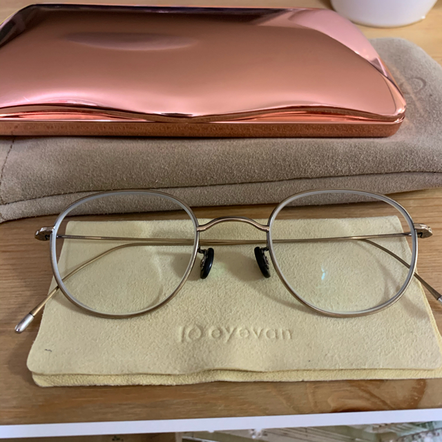 Ayame(アヤメ)の美品　10eyevan  no.1 4S アンティークゴールド メンズのファッション小物(サングラス/メガネ)の商品写真