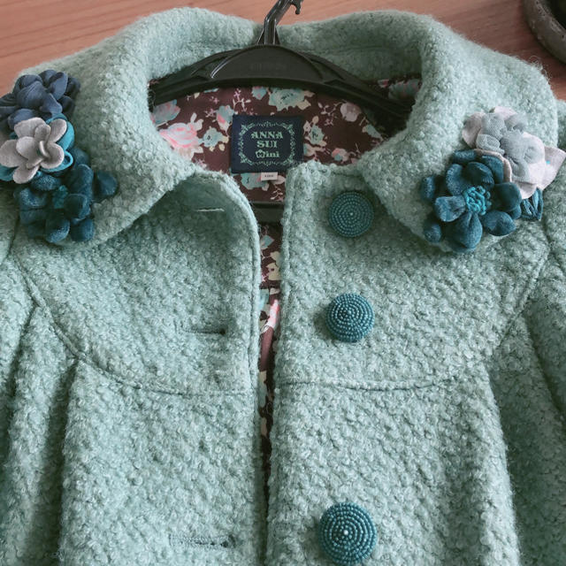 ANNA SUI mini(アナスイミニ)のみつこ様専用　　ANNA SUI フォーマルコート　130 美品 キッズ/ベビー/マタニティのキッズ服女の子用(90cm~)(コート)の商品写真