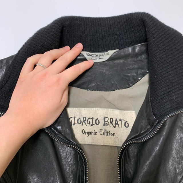 GIORGIO BRATOのレザージャケット 美品 | www.thestyledhouse.com.au