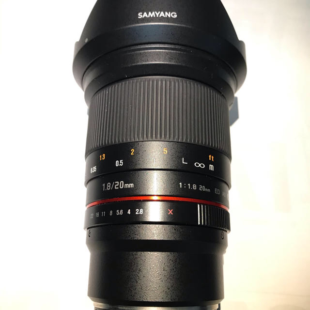 FUJIFILM Xマウント SAMYANG 20mm F1.8 ED