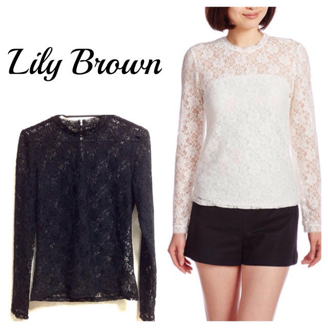 Lily Brown(リリーブラウン)のLily Brown♡レーストップス レディースのトップス(シャツ/ブラウス(長袖/七分))の商品写真