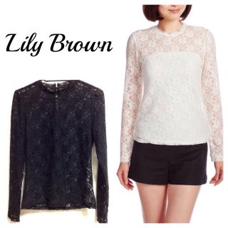 リリーブラウン(Lily Brown)のLily Brown♡レーストップス(シャツ/ブラウス(長袖/七分))