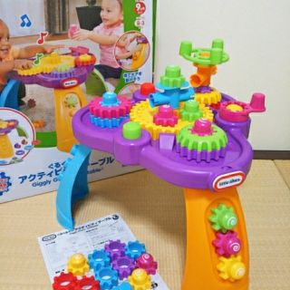 リトルタイクス(Little Tikes)のリトルタイクス ぐるぐるギア アクティビティテーブル(知育玩具)