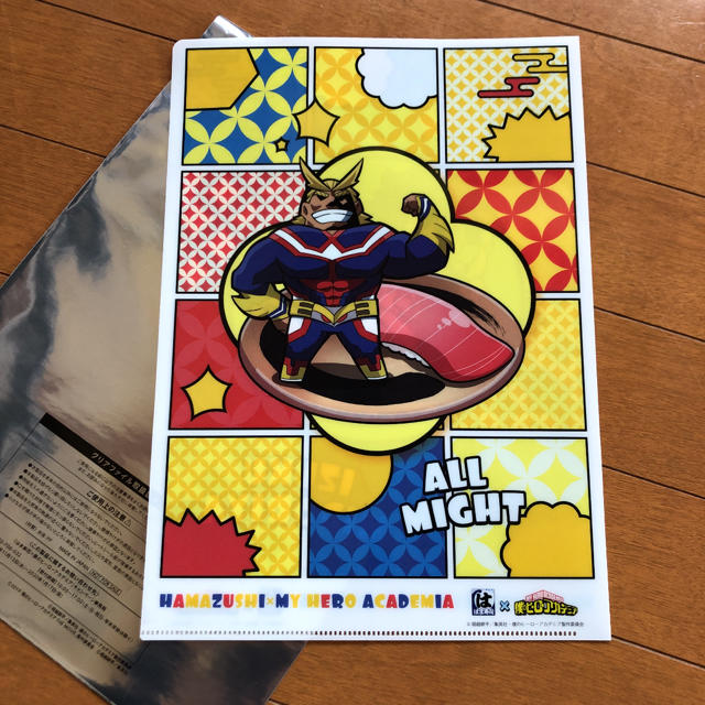 浜寿司 僕のヒーローアカデミア クリアファイル1枚の通販 By グレートフルデッド S Shop ラクマ