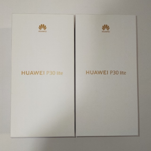 HUAWEI P30 lite 青黒2台 新品未開封 国内正規品 送料無料スマートフォン/携帯電話