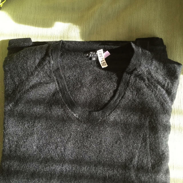 MEN'S MELROSE(メンズメルローズ)のメルローズ　ブラックセーター メンズのトップス(ニット/セーター)の商品写真