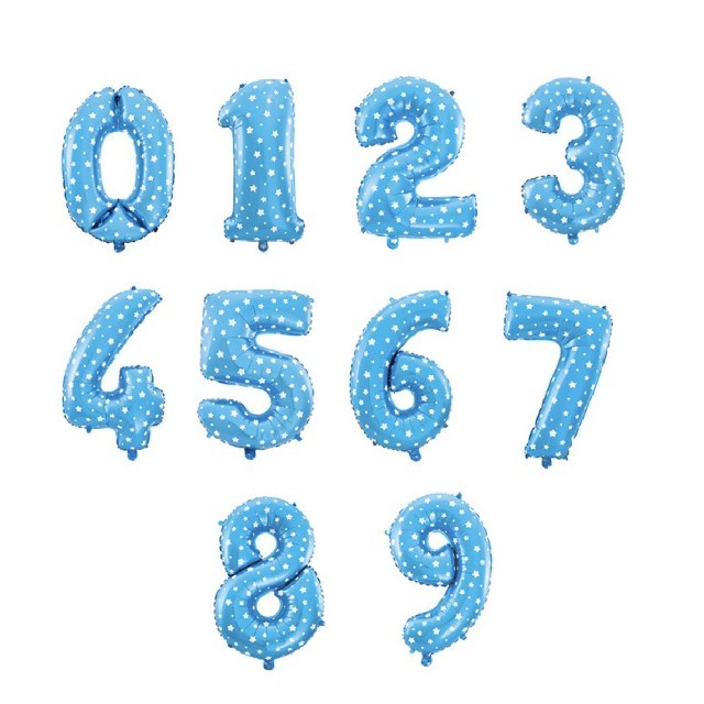 アルミ風船 バルーン 数字バルーン 飾り付け 誕生日 ウェディング  ハンドメイドのパーティー(その他)の商品写真