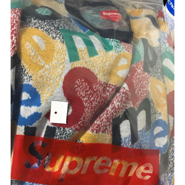 Supreme(シュプリーム)のSupreme Scatter Text Ｌ  最安価格  メンズのトップス(ニット/セーター)の商品写真