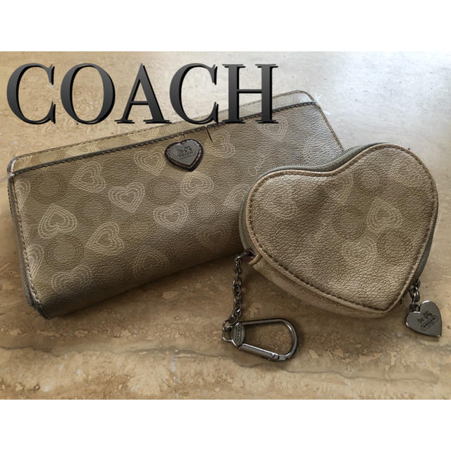 【2点セット】COACH 長財布 ポーチセット