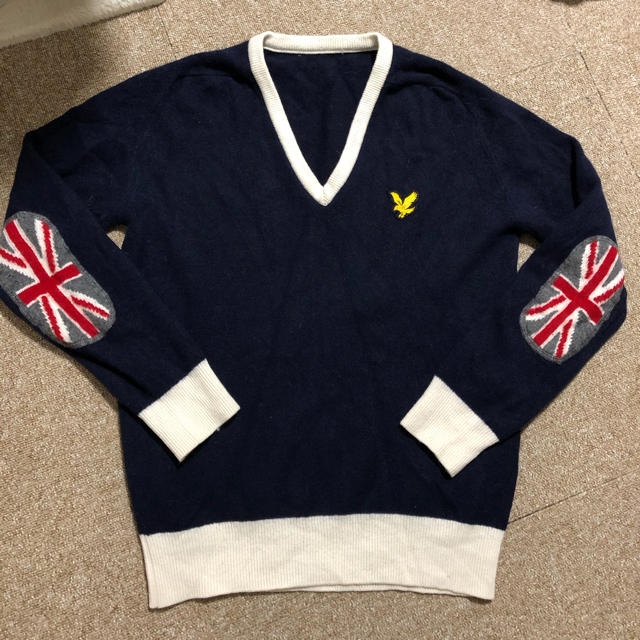 LYLE&SCOTT(ライルアンドスコット)のウール100% Vネックニット レディースのトップス(ニット/セーター)の商品写真