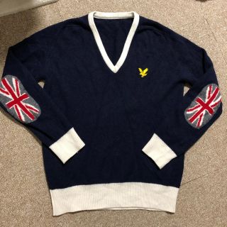 ライルアンドスコット(LYLE&SCOTT)のウール100% Vネックニット(ニット/セーター)