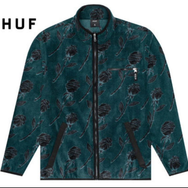 huf FLOWER fleece フリース ジャケット