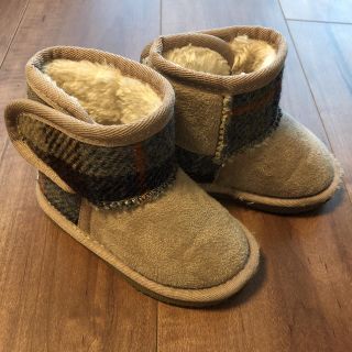 ハリスツイード(Harris Tweed)のハリスツイード ムートンブーツ 13cm(ブーツ)