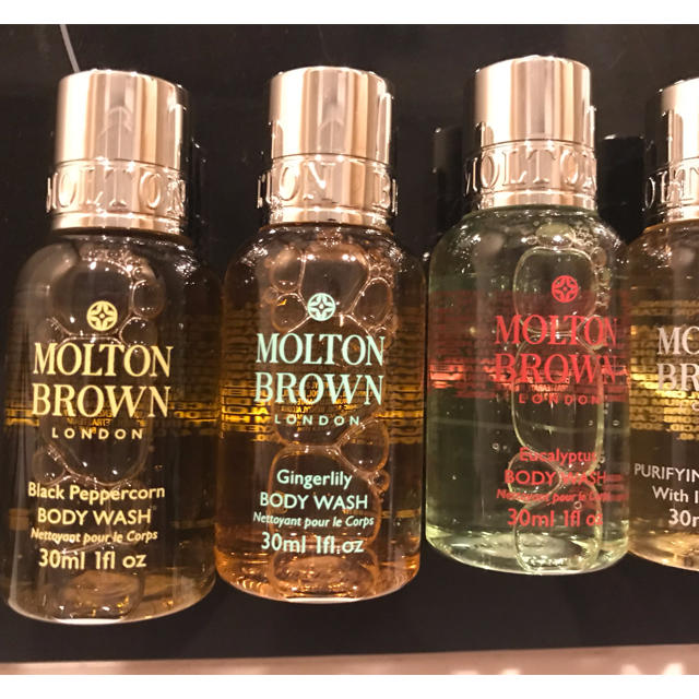 MOLTON BROWN(モルトンブラウン)のMORTON BROWNモルトンブラウンBody Washなど6種セット30ml コスメ/美容のボディケア(ボディソープ/石鹸)の商品写真