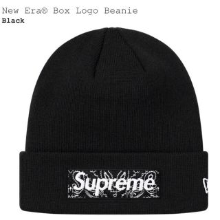 シュプリーム(Supreme)のsupreme Bandana Box Logo Beanie black 黒(ニット帽/ビーニー)