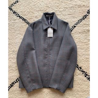 コモリ(COMOLI)のauralee  18aw ダブルフェイスチェックブルゾン(ブルゾン)