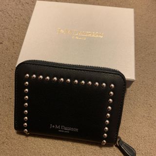 ジェイアンドエムデヴィッドソン(J&M DAVIDSON)のJ&M Davidson スタッズ スモール ジップ ウォレット(財布)