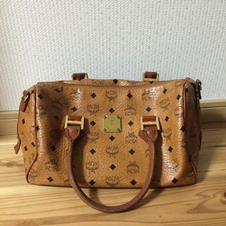 美品 希少品 MCM キャリーバッグ トロリーケース レザー グリーン　882