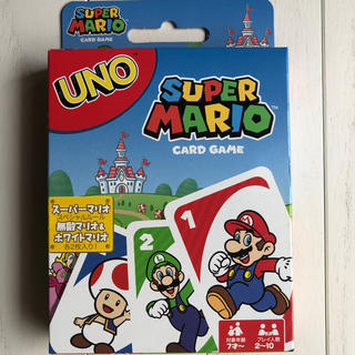 UNO ウノ　マリオ　カードゲーム　新品(トランプ/UNO)