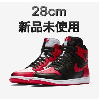 ナイキ(NIKE)のエアジョーダン1 HOMAGE TO HOME ホマゲ　jordan1(スニーカー)