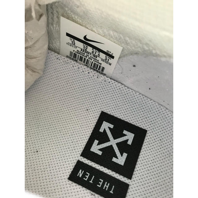 お正月価格 OFF WHITE NIKE AIR VAPORMAX 10