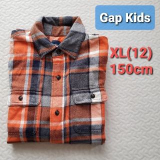 ギャップキッズ(GAP Kids)のGap Kids チェック柄 ネルシャツ  150(ブラウス)