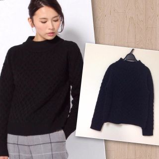 スピックアンドスパン(Spick & Span)のspic☆美品☆フィッシャーマンニット(ニット/セーター)