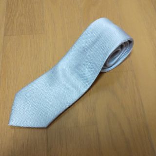 アオヤマ(青山)の【美品】メンズ  ネクタイ  シルバー(ネクタイ)