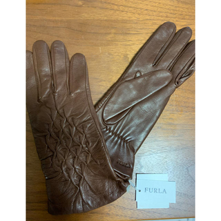 フルラ(Furla)のFURLA 手袋　20センチ　ブラウン(手袋)