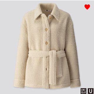 ユニクロ(UNIQLO)の【ユニクロユー】ボアフリースショートコート　XLサイズ(ムートンコート)