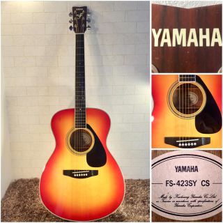 ヤマハ(ヤマハ)の1036.YAMAHA FS-423SY CS❗️トップ単板❗️低弦高調整済‼️(アコースティックギター)