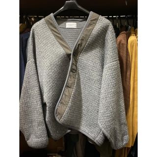 コモリ(COMOLI)の【お値下げok】rainmakerkyoto カーディガン　ニットジャケット(カーディガン)