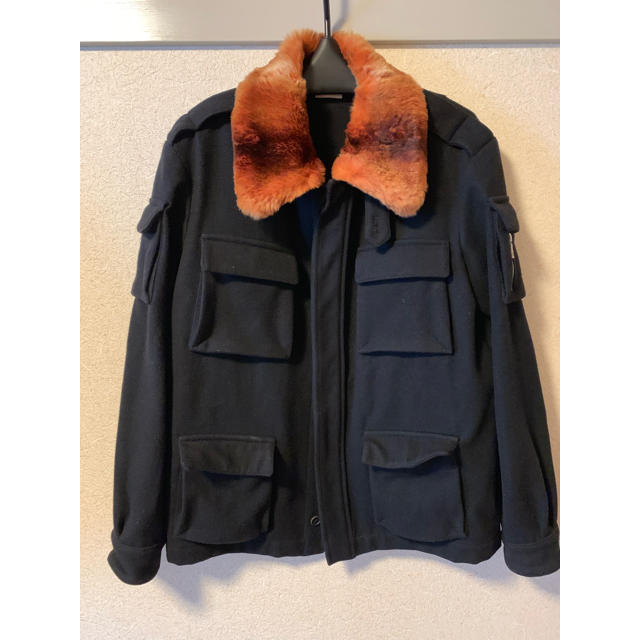 DRIES VAN NOTEN(ドリスヴァンノッテン)のdries van noten fur jacket メンズのジャケット/アウター(フライトジャケット)の商品写真