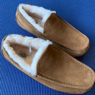 アグ(UGG)のUGG メンズ  アスコット モカシン スリッポン ムートン チェストナット(スリッポン/モカシン)