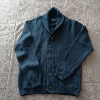 ザラ(ZARA)のZARA　ブラックニットカーディガン☆L☆(カーディガン)